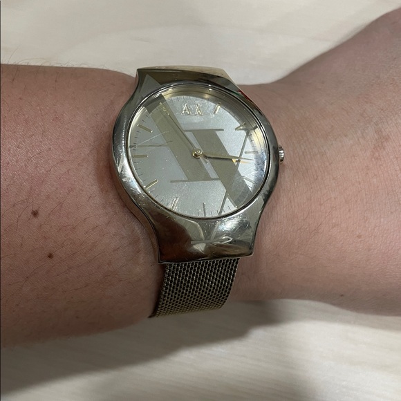 A/X Armani Exchange Accessories - Armani Exchange Gold Tone Watch